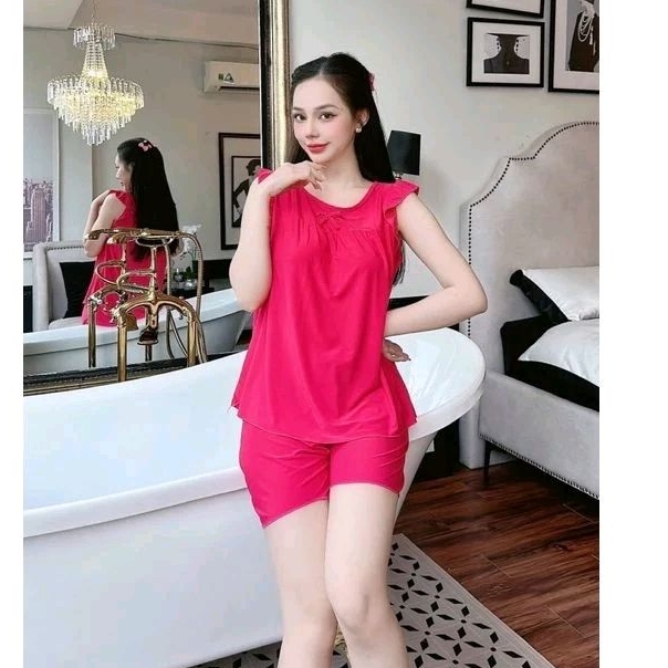 Đồ bộ mặc nhà thun lạnh nữ