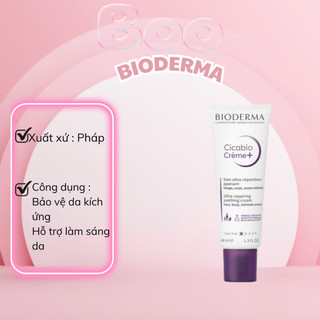 Kem dưỡng phục hồi bioderma cicabio cream