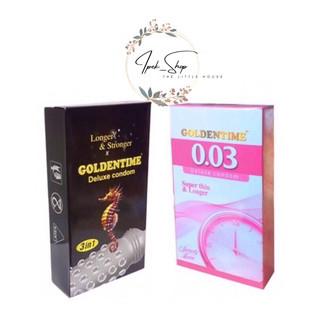 Bao cao su GOLDEN TIME siêu mỏng trơn kéo dài và siêu mỏng gân gai kéo dài - Hộp 12 Pcs - Ipek_Shop