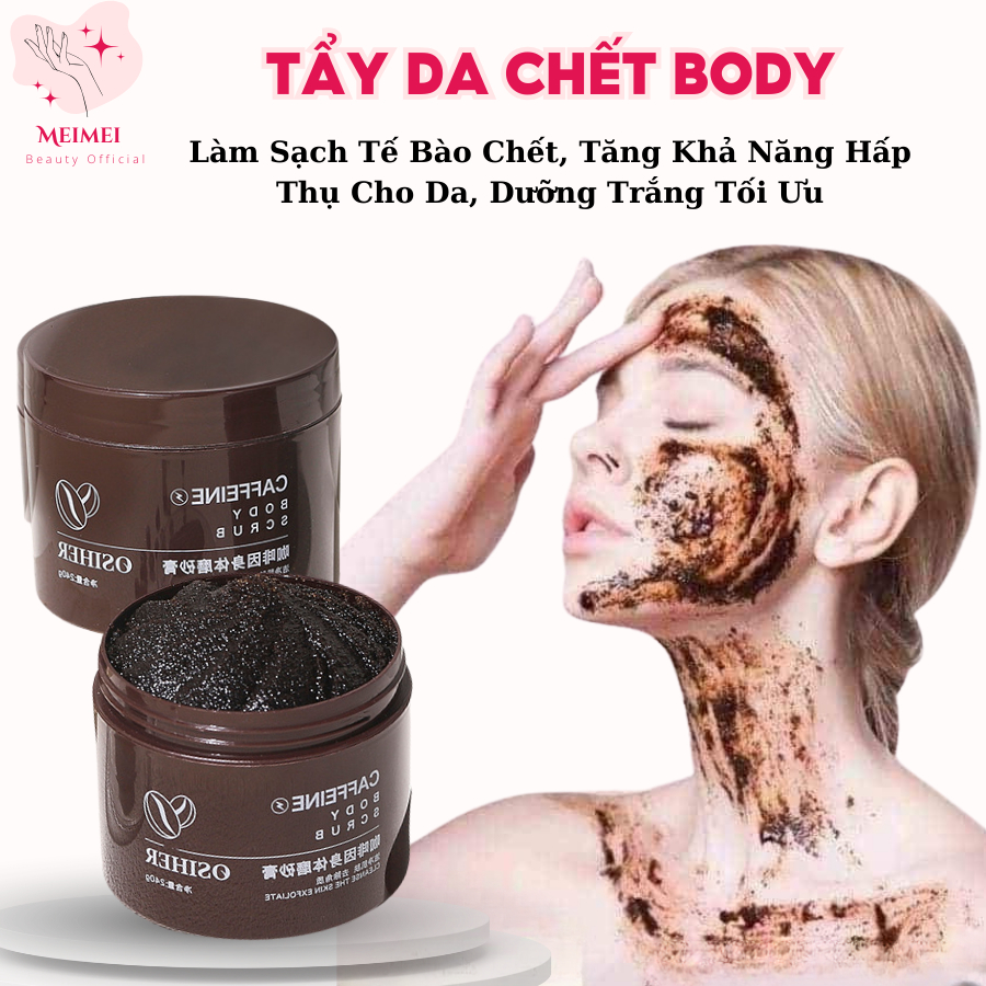 Tẩy Tế Bào Chết Body Chăm Da Sáng Mịn, Tẩy Da Chết Body Giúp Làm Sạch Da Chết, Bã Nhờn Và Dưỡng Da Trắng Sáng Hiệu Quả