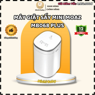 Michibaby- máy giặt mini kèm sấy khô moaz mb068 bảo hành chính hãng 12 tháng - michi baby mc228