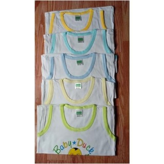 Áo ba lỗ viền màu sơ sinh 100% cotton