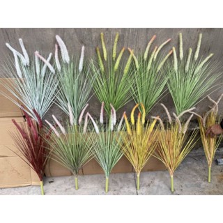  Hoa Giả - Bông Lau - Hoa Cỏ Lau 5 nhánh - trang trí nhà cửa siêu đẹp,Cỏ Lau đuôi chồn  5 bông nhiều lá kích thước 90cm 