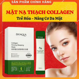 Mặt nạ ngủ bioaqua dạng thạch collagen