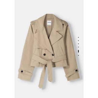 Áo trench coat B/S/K dáng ngắn
