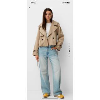 Áo trench coat B/S/K dáng ngắn
