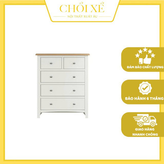 Tủ hộc gabrielle màu trắng thương hiệu chổi xể - ce1172