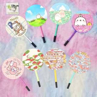 Bút quạt molang BQI6 bút bi mực bút cute bút dễ thương