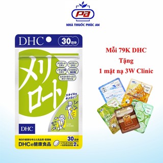 Viên uống giảm cân, giảm mỡ đùi, thon chân DHC Melilot Nhật Bản 30 ngày - 60 viên