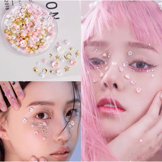 Đá makeup đá dính mặt trang điểm mắt