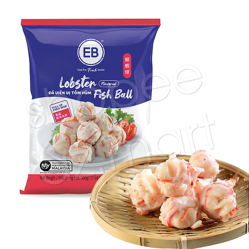 EB Tôm Hùm Viên Malaysia Lobster Fish Ball Flavoured Thả Lẩu
