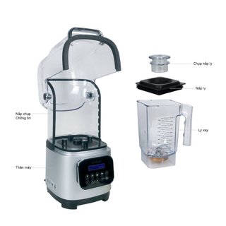 Máy xay sinh tố công nghiệp đa năng Gali/2200w/2.0 lít hàng chính hãng bảo hành 2 năm