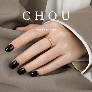Nhẫn Titan Trái Tim Mini | CHOU ACCESSORIES |
