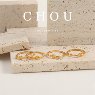 Nhẫn Titan Trái Tim Mini | CHOU ACCESSORIES |