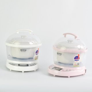 Nồi chưng yến điện tử đa năng Bennix dung tích 0.7L, thố sứ, bảng điều khiển LCD hiện đại - Hàng chính hãng