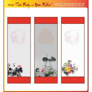 Combo 10 tờ giấy viết thư pháp kích thước 19X54cm