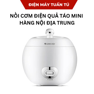 Nồi cơm điện lõi inox 304 an toàn sức khỏe quả táo mini Gree 0,72 lit cao cấp, Nồi cơm điện mini SHARP 1,0lit chính hãng