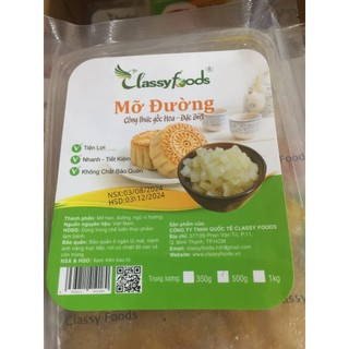 Mỡ đường, mỡ đường làm bánh trung thu nhân thập cẩm hộp 500gr