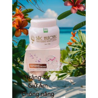 kem body trắng da sắc hương hồng 130g
