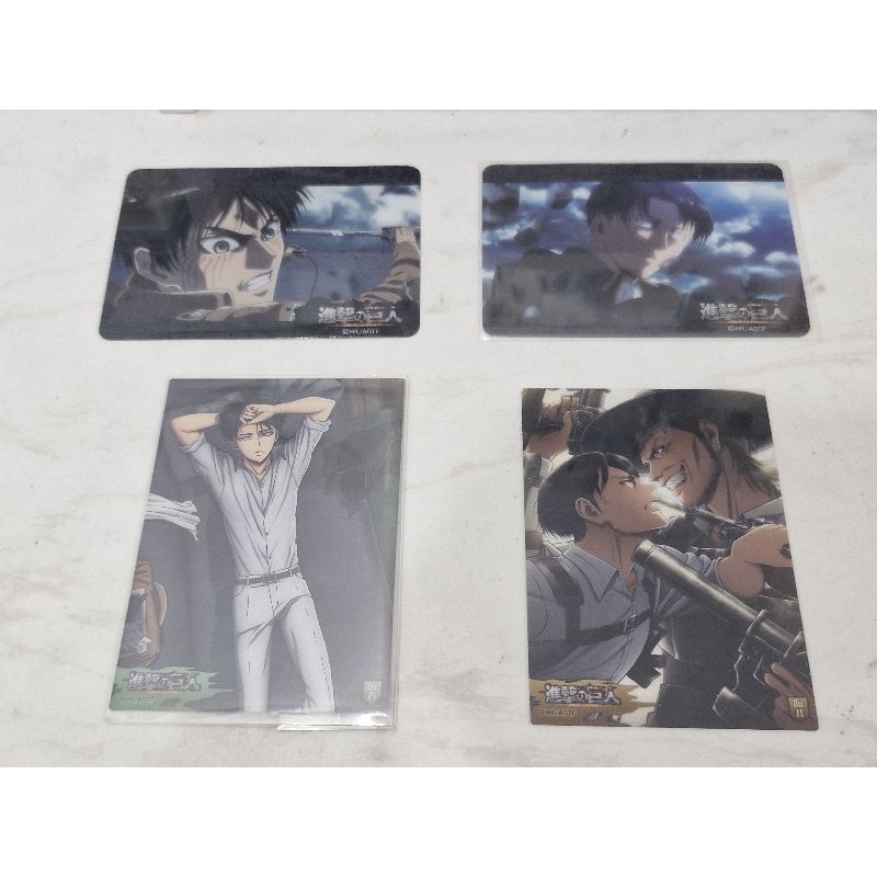 Card Levi Ackerman Attack On Titan Thẻ Levi Eren Aot Chính Hãng Metal Game