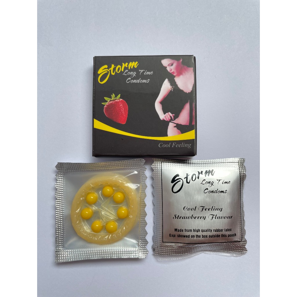 [Mua 5 Tặng 1] Bao Cao Su Storm 7 Bi Gai, Ma Sát Cực Mạnh Kéo Dài Thời Gian Cho Cảm Xúc Thăng Hoa