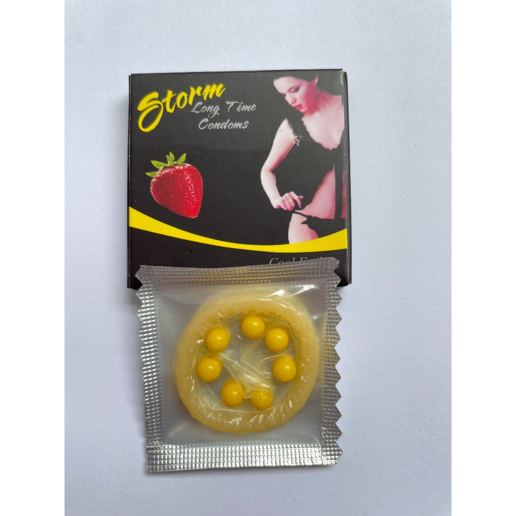 [Mua 5 Tặng 1] Bao Cao Su Storm 7 Bi Gai, Ma Sát Cực Mạnh Kéo Dài Thời Gian Cho Cảm Xúc Thăng Hoa