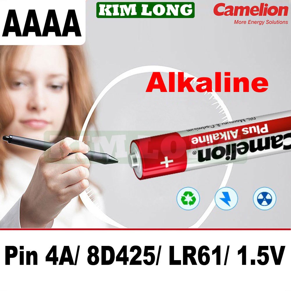 Pin AAAA Alkaline Camelion,Pin 4A 1.5V,LR8D425,LR61,dùng cho Surface pen, bút cảm ứng trình chiếu
