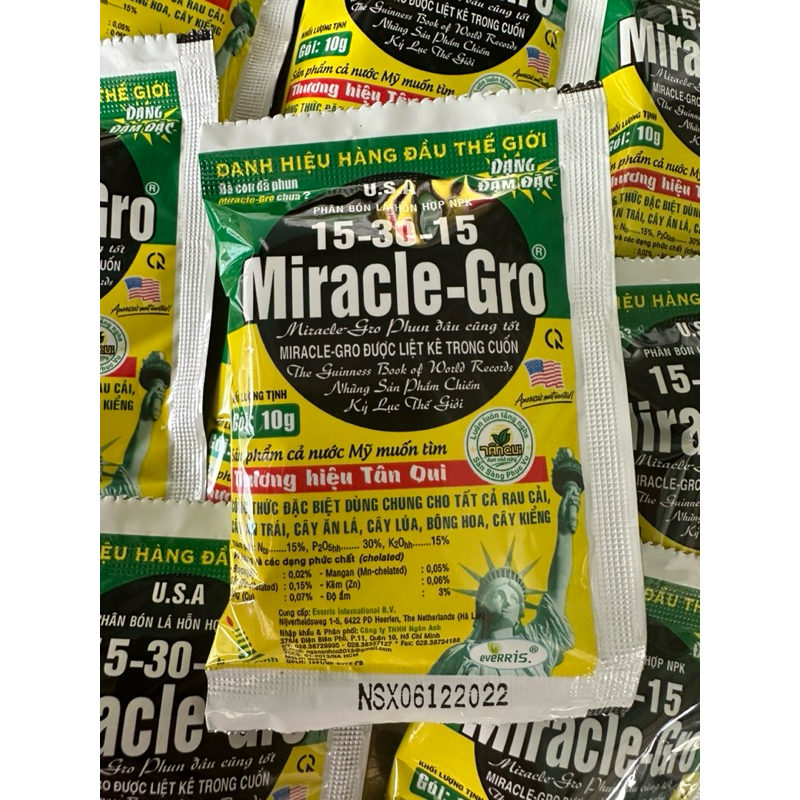 Kích Hoa Dành Cho Phong Lan - Miracle-Gro Phân bón lá hỗn hợp NPK 15-30-15