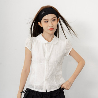 Lollie studio - áo kiểu cổ sen hoạ tiết celia top tka407