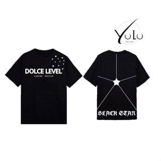 Áo thun DOLCE LEVEL in nổi siêu xịn 100% cotton đl 260gsm form rộng dành cho nam nữ