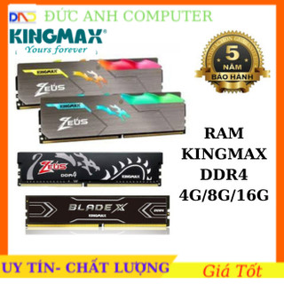 Ram Máy Tính KINGMAX DDR 4—4G/8G/16G Bus 2400/2666– chính hãng Viễn Sơn- Bảo Hành 3 năm