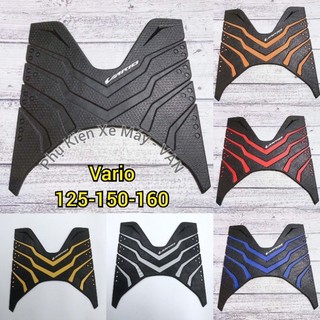 Thảm Lót Chân Xe VARIO 125-150-160 2018->2024 Cao Su Sọc Màu