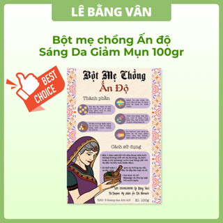 Bột mẹ chồng Ấn độ Đắp Mặt Sáng Da Giảm Mụn 100gr Có Nguồn Gốc Tự Nhiên | Lê Bằng Vân