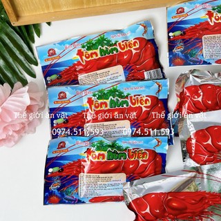 Gói snack tôm hùm biển ba anh em food, snack cay xé, ăn vặt tuổi thơ