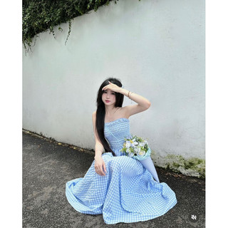 Vela Dress ( Đầm maxi trễ vai )