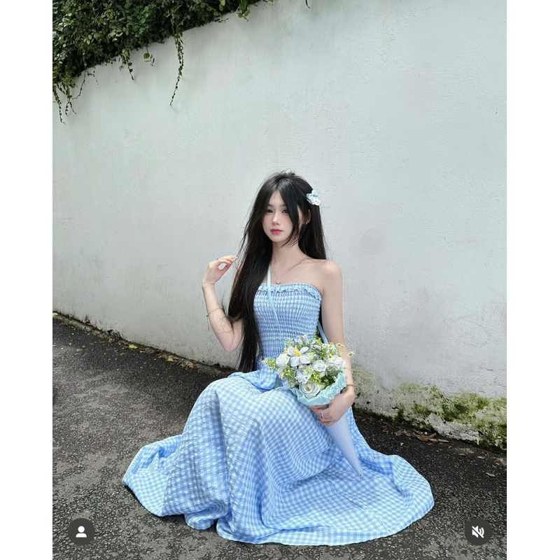 Vela Dress ( Đầm maxi trễ vai )