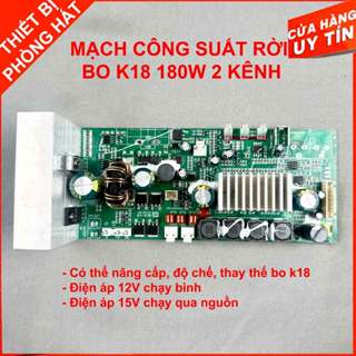 Mạch công suất rời k18, mạch công suất âm thanh 180w, linh kiện mạch công suất thay thế bo k18