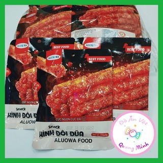 Bán sỉ snack hình đôi đũa Aluowa bịch 20 gói 55g thơm cay cực ngon cực đã, đồ ăn vặt cổng trường hot nhất