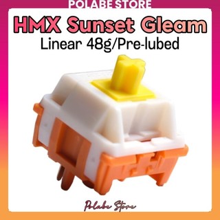HMX Sunset Gleam linear switch bàn phím cơ Hmx Macaron Polabe Store