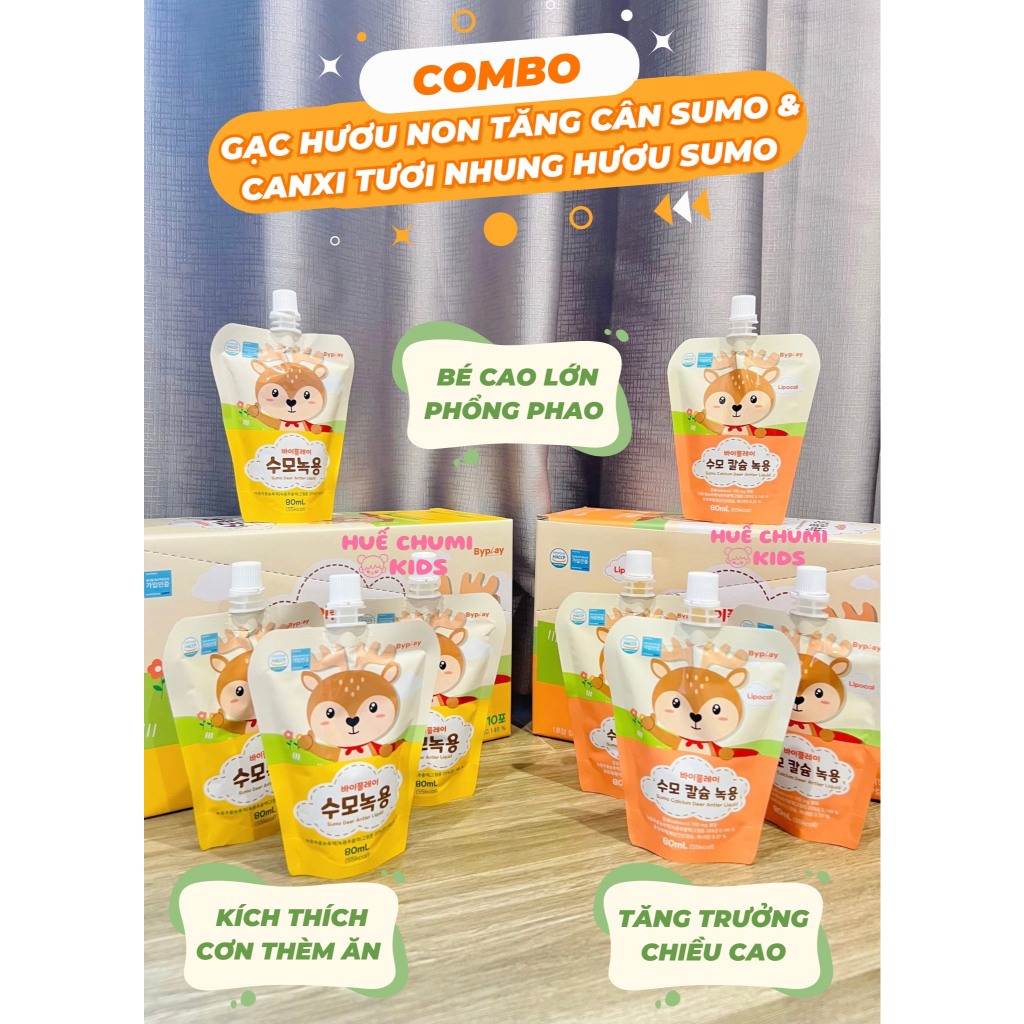 Gạc Hươu Non Canxi tươi SUMO Giúp Bé Ăn Ngon Và Tăng Cường Chiều Cao Cho Bé - Huế Chumi Kids