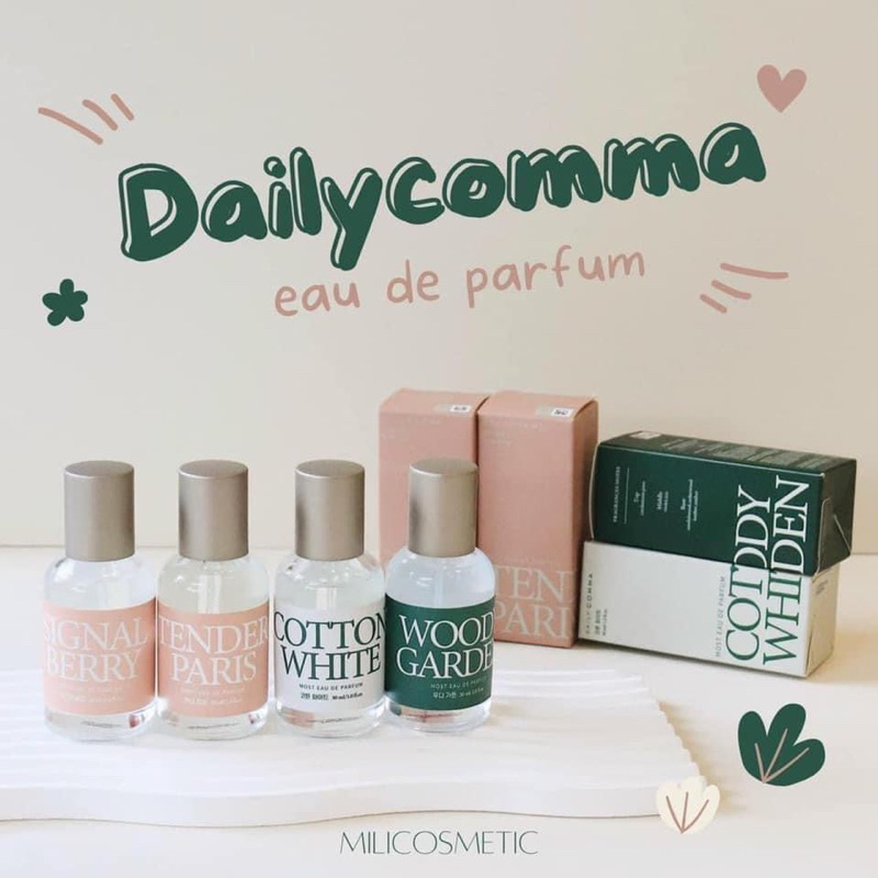 [Có bill]Nước hoa Daily Comma Hàn Quốc 30ml