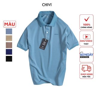 Áo thun Polo basic trơn nam cổ bẻ vải cá sấu Cotton trẻ trung 5 màu