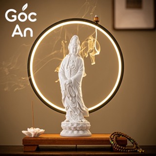Tượng Quan Thế Âm Bồ Tát Chất Liệu Gốm Sứ, Tượng Mẹ Quan Âm, Trang Trí Bàn Thờ Phật, Phong Thuỷ