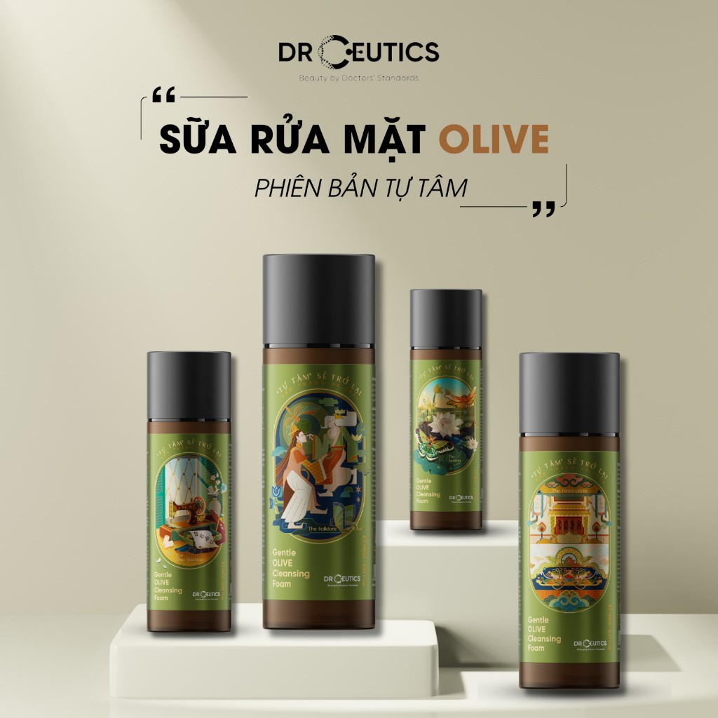 DRCEUTICS Sữa Rửa Mặt Làm Sạch Sâu Cho Mọi Loại Da Gentle Olive Cleansing Foam 150ml | BigBuy360 - bigbuy360.vn