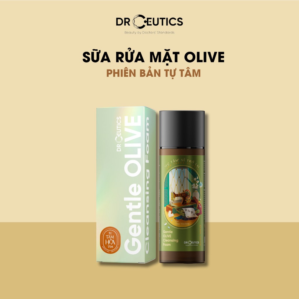 DRCEUTICS Sữa Rửa Mặt Làm Sạch Sâu Cho Mọi Loại Da Gentle Olive Cleansing Foam 150ml | BigBuy360 - bigbuy360.vn