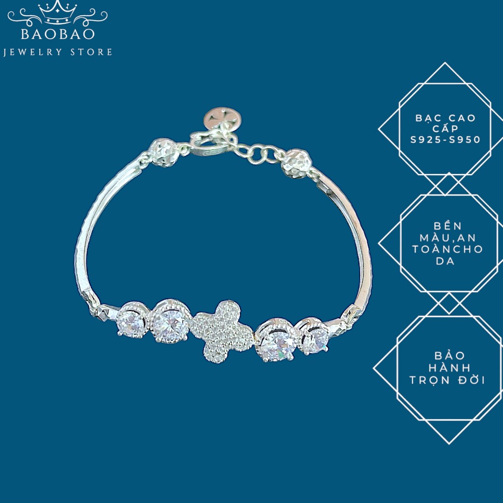 LẮC TAY BẠC CAO CẤP C06