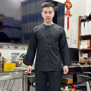 BÀ BA KATE Trang phục truyền thống, Bộ quần áo mặc nhà, Quần Áo nữ Phật Tử vải Kate, Đồ Lam Đi Chùa Nữ