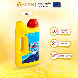 Bột rửa chén Finish Classic 1,2kg hương chanh dành cho máy rửa chén FVPD12LM