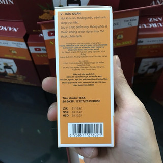 NANO CURCUMIN ANZ LỌ 30ml (viện Hàn Lâm)