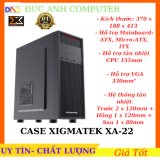 Vỏ case máy tính xigmatek xa-22 - bảo hành 12t